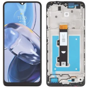 Display with Touch Screen Replacement for Motorola Moto E22 - With Frame - XT2229-5