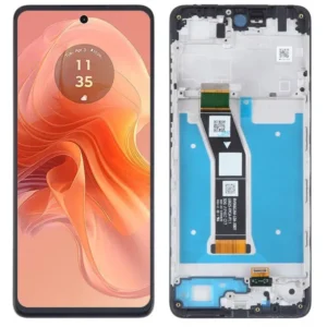 Display with Touch Screen Replacement for Motorola Moto G04 - With Frame - XT2421-3