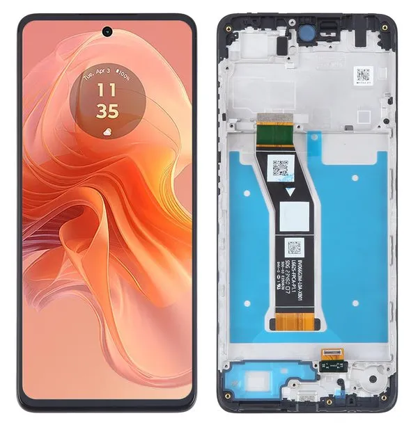 Display with Touch Screen Replacement for Motorola Moto G04 - With Frame - XT2421-3
