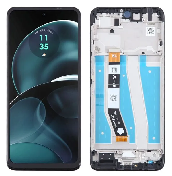 Display with Touch Screen Replacement for Motorola Moto G14 - With Frame - XT2341-3