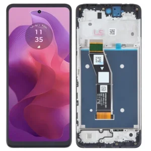 Display with Touch Screen Replacement for Motorola Moto G24 Power - With Frame - XT2425-2