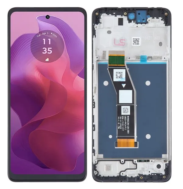 Display with Touch Screen Replacement for Motorola Moto G24 Power - With Frame - XT2425-2