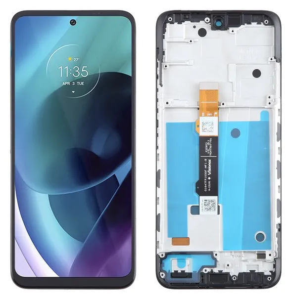 Display with Touch Screen Replacement for Motorola Moto G71 5G - With Frame - XT2169-1