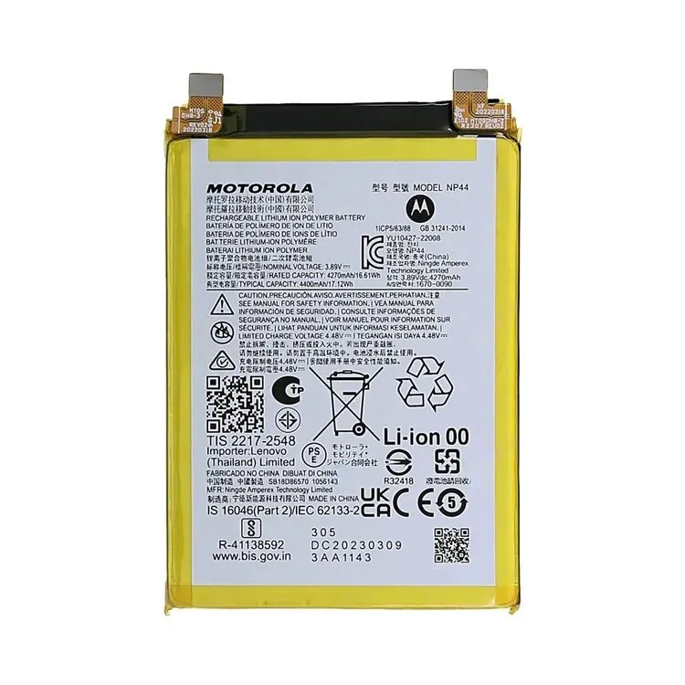 Original Motorola Moto Edge 40 Battery Replacement Cost in Chennai India - NP44