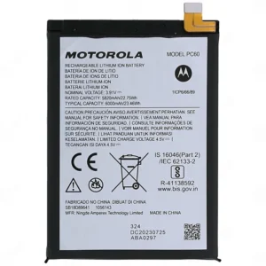 Original Motorola Moto G64 5G Battery Replacement Cost in Chennai India - PC60