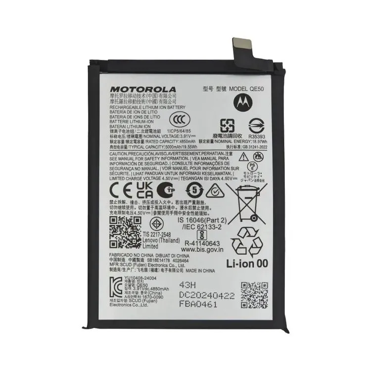 Original Motorola Moto G85 5G Battery Replacement Cost in Chennai India - QE50